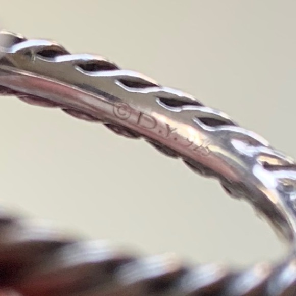 David Yurman Onyx Ball Cable Sterling Silver - Picture 5 of 6